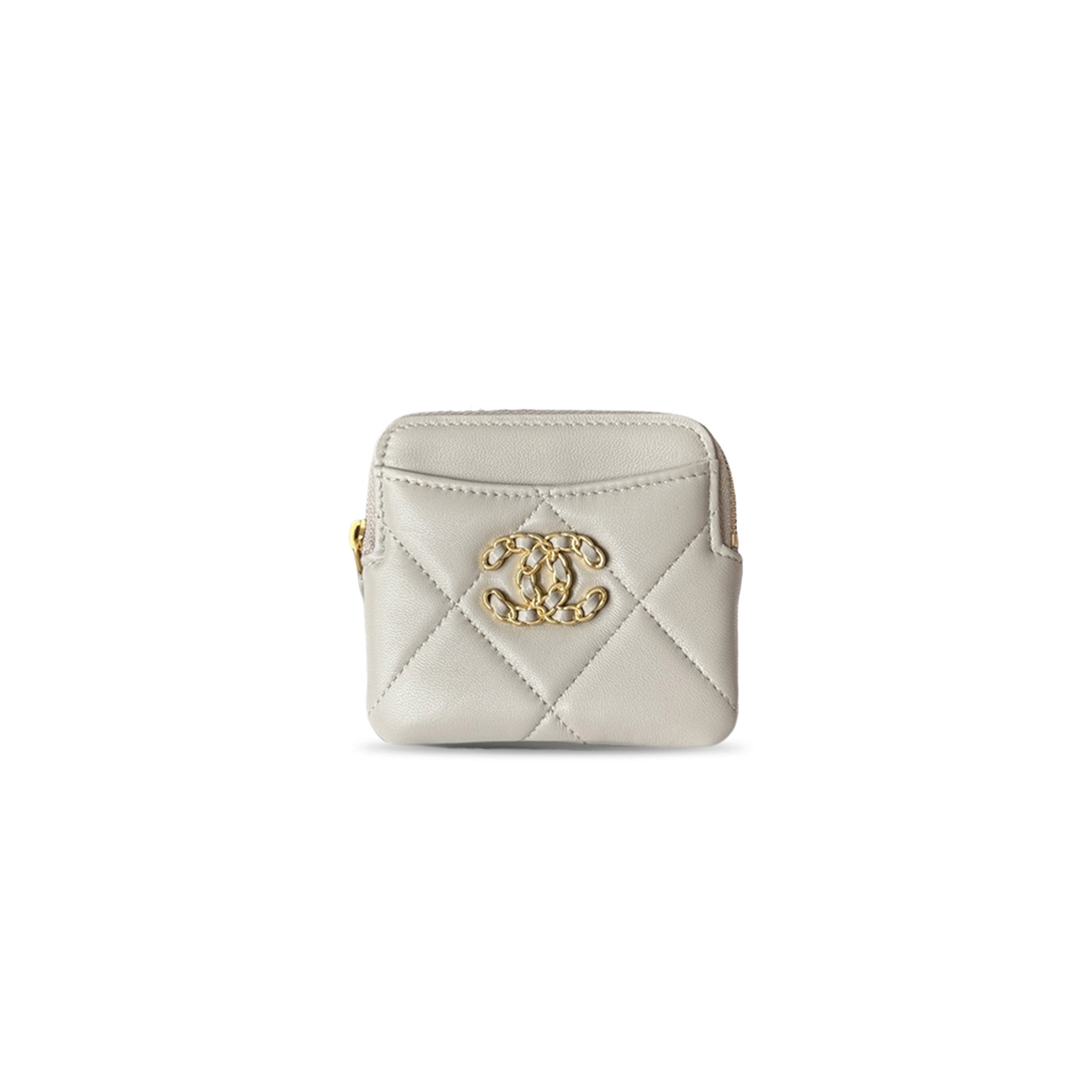 CHANEL 19 WALLET WITH ZIPPER AP2086 (11*9.5*2.5cm)